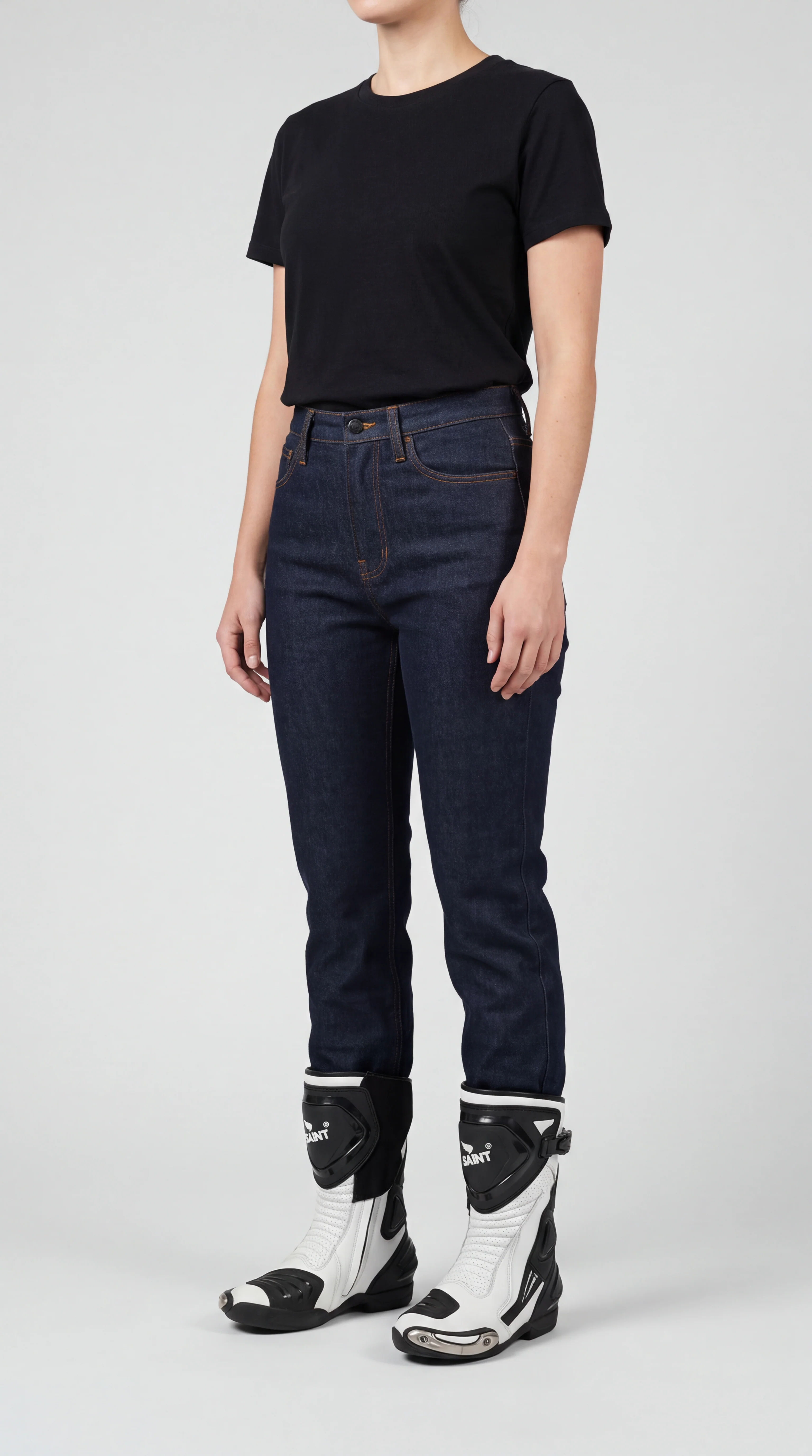 Women's Unbreakable Coretec 14oz Skinny Jeans | Indigo | Armours Included - Image 5